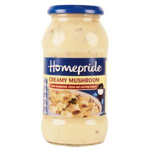 Homepride Jar Creamy Mushroom Sauce 500g Grocery & Gourmet Food