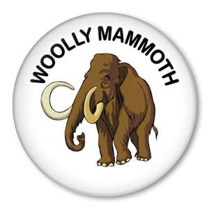 WOOLLY MAMMOTH Ice Age 1.5 pin button badge NEW wooly  