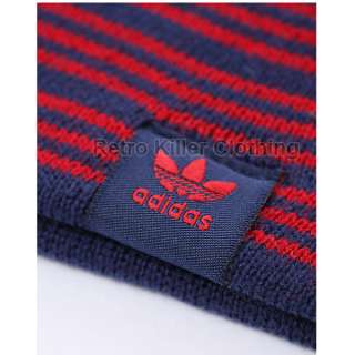 Adidas Originals Reversible Woolie Beanie Hat Blue Red  