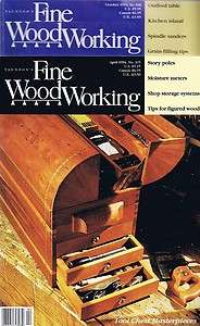 Fine Woodworking Magazines Lot of 2  1994 No. 105   April and No. 108 