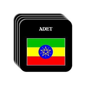  Ethiopia   ADET Set of 4 Mini Mousepad Coasters 