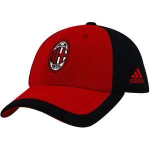  Adidas Ac Milan Hat Red and Black Cap