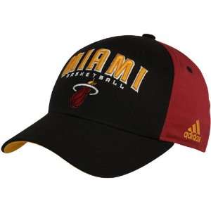  Miami Heat Adidas NBA Structured Adjustable Hat Sports 