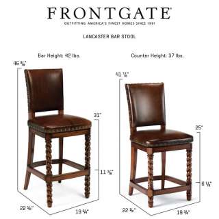   Lancaster Donegal Barstool COUNTER bar 24 seat Wood Kitchen Stool NEW