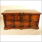 Solid Wood Storage Chest Trunk Cocktail Coffee Table Fu