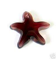 Swarovski Crystal StarFish Star 6721 BURGUNDY 16mm  