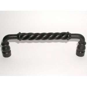   to Center Patina Black Twisted Cabinet Bar Pull M671