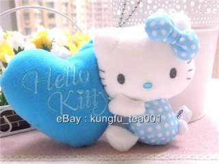 HelloKitty w Heart Doll Plush Soft Toy Pendant Mascot B  