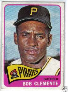 1965 TOPPS CARD #160 ROBERTO CLEMENTE PITTSBURGH PIRATES  
