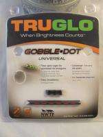 New TruGlo TG94 Gobble Dot Univ Fiber Optic Sight for Ventilated Rib 