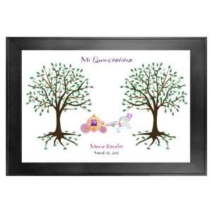  Quinceanera Guest Book Tree # 2 (2) Carriage 24x36 For 