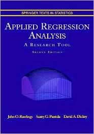 Applied Regression Analysis, (0387984542), John O. Rawlings, Textbooks 