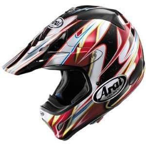   VXPRO3 Offroad Motorcycle Riding Racing Helmet  Akira Red Automotive