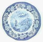 Royal Warwick LOCHS of SCOTLAND Blue Dinner Plate