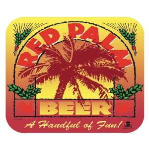  Red Palm Beer Mousepad