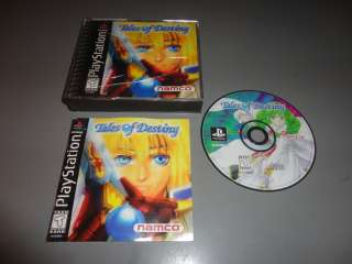 Tales of Destiny 1 I Complete PS1 Playstation 1 Game Black Label 