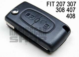   QUALITY Folding Remote Key case for PEUGEOT 407 408 207 307 107  