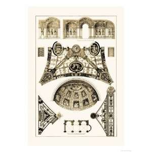 Cross Vaults of the Renaissance Giclee Poster Print by J. Buhlmann 