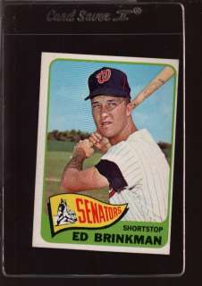 1965 TOPPS #417 ED BRINKMAN EXMT *476699  