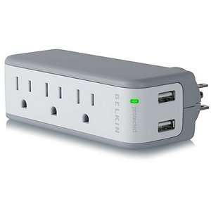   WHITEBOX SURGE. Receptacles 3 x AC Power, 2 x USB   918J Electronics