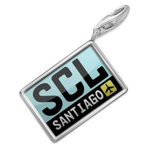 FotoCharms Airport code SCL / Santiago country Chile   Charm with 