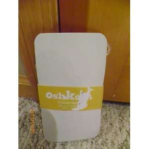  Oshkosh 2 Pairs Tights, White and Cream. Size 6 12 Months 