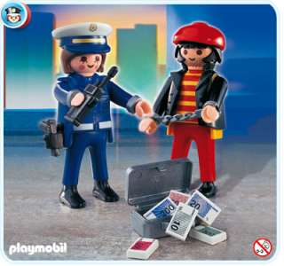 PLAYMOBIL  Police 4269 Policeman with Thief  NEW  
