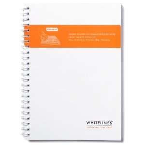   Wire A5 Notebook, Squared, White (WL13 WA5S)