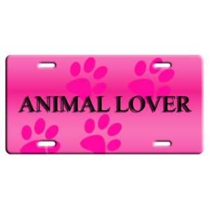  Animal Lover License Plate 