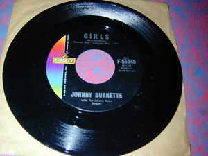 JOHNNY BURNETTE 45 rpm Single GIRLS 1961 LIBERTY NM Ori  