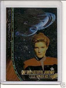 Star Trek Voyager Captains Series Janeway256/1200 card  