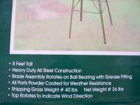 NEW Licensed Remington Windmill   Steel Green 8ft NR  