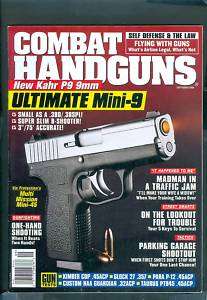 Combat Handguns 9 2000 Kimber CDP .45ACP Glock Para  