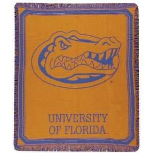   of Florida Gators Afghan Throw Blanket 48 x 60