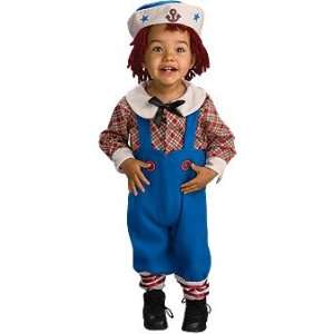  Raggedy Andy Ragamuffin Sailor Andy Costume Baby / Infant 