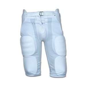  3 New Champro Youth Boys Slotted Football Pants White M 