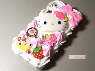   Hellokitty Ice Cream 3D Cake Hard Case COVER for iPhone 4 4G 4S  