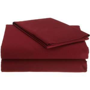 Hotel Fine Linen 600tc Queen Sheet Set Red 132150 NOB  