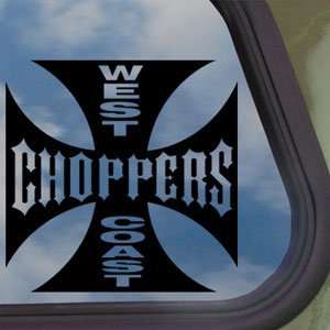  West Coast Choppers Black Decal Wide Giant Window Sticker 