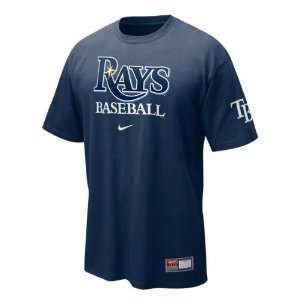  Tampa Bay Rays Navy 2012 Nike Short Sleeve Practice T 