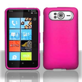 HOT PINK HARD Premium Case Cover for HTC HD7 Windows  