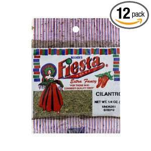 Fiesta Dehydrated Cilantro Bag, 0.25 Ounce (Pack of 12)  