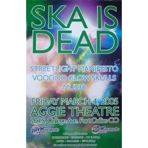  Ska is Dead Aggie Ft Collins Concert Poster 2005