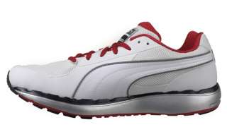 Puma Mens Running Shoes Faas 500 White Red Silver Black 185160 13 