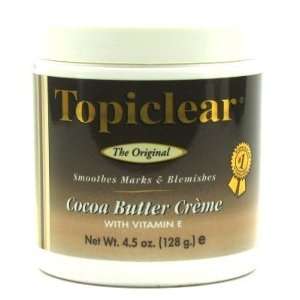  Topiclear Cocoa Butter Creme 4.5 oz. Jar (Case of 6 