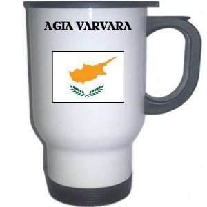  Cyprus   AGIA VARVARA White Stainless Steel Mug 