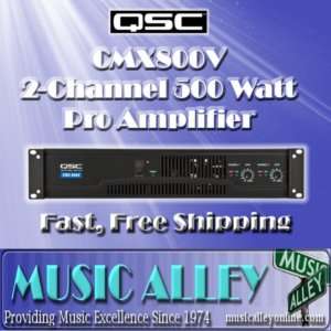 QSC CMX800V Professional Power Amplifier 2 Channel 500W  