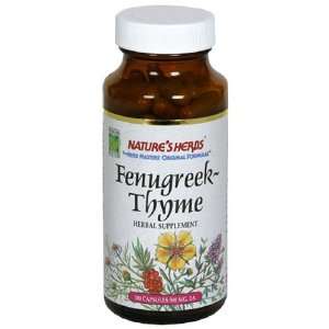  Twinlab Natures Herbs Fenugreek Thyme 500mg, 100 Capsules 
