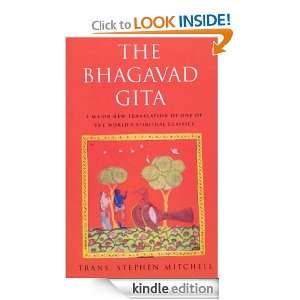  The Bhagavad Gita eBook Stephen Mitchell Kindle Store