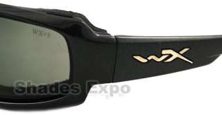 NEW WILEY X SUNGLASSES WX CCAIR04 BLACK AIRBORNE AUTH  